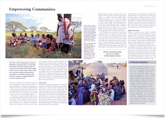 Caring for the Earth